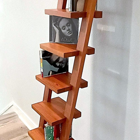 Very Rare Unused Hi-End Bang & Olufsen Solid Wood CD Rack, Leaning Type - Picture 3 of 16